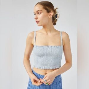 Aritzia Sunday Best Waverly Camisole in baby blue, size M